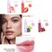 4 Pcs Fruit-Flavored Lip Gloss Set,Transparent Colorless Moisturizing Plumper Lip Lotion Rolling Ball Lip Oil Liquid Lipstick