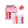 4 Pcs Fruit-Flavored Lip Gloss Set,Transparent Colorless Moisturizing Plumper Lip Lotion Rolling Ball Lip Oil Liquid Lipstick