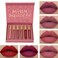 6PCS Everlasting Matte Liquid Lipstick Makeup Set,Long Lasting Waterproof Matte Lip Gloss,High Pigmented Nude Lipgloss Kit,Beauty Cosmetics Makeup Gift for Girls (#A)