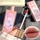 3Pcs Matte Nude Lip Gloss Set, 3 Colors Silky Velvet Lipstick with Cute Chocolate Shape Package, Non-stick Cup Long Lasting Waterproof Lip Stain Lip Tint, Daily Professional Lip Makeup
