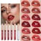 12Pcs Velvet Matte Liquid Lipstick Set, Matte Long Lasting Lip Gloss Kit, Waterproof and Non-Stick Cup Lip Tint, Durable Red Lip stain Beauty Cosmetics Set for Girls and Women