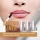 3-Piece Peel Off Lip Liner Stain, Long Lasting, Waterproof, Transfer-Proof, Highly Pigmented, Natural Instant Peel Off Lip Stain Color
