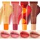 4 Color Lip Butter Balm, Moisturizing Squeeze Lip Mask and Lip Balm for Instant Moisture, Shine and Hydration For A Sheer Tint Of Color