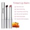 2Pcs Tinted Lip Balm, Black and Pink Lipstick, Hydrating Natural Glossy Lip Balm, Sheer Lightweight Color, Moisturizing Lipstick Makeup Lip Care Balm for Repairing Dry Lips