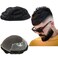 Toupee for Men Human Hair Wigs Mens Toupee European Virgin Human Hair Units Curly Wave Mens Wig Toupee Hair Real Human Replacement System for Man Q6 Prosthesis Units Patch #1B Off Black (7x9")