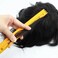 Toupee for Men Human Hair Wigs Mens Toupee European Virgin Human Hair Units Curly Wave Mens Wig Toupee Hair Real Human Replacement System for Man FPM Prosthesis Units Patch #1B Off Black (6x8")