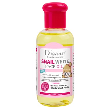 Snail Face Body Oil Reduces Acne Scars Moisturizing Dry Facial Skin Care Repairs 75ml/2.5fl.oz
