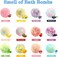 Bath Bombs for Kids with Surprise Fishing Games Inside for Girls Boys - 20 Kids Bath Bombs Gift Set, Handmade Bubble Bath Fizzes Bomb for Chrildren Birthday Christmas and Party Favor Gift for Boys
