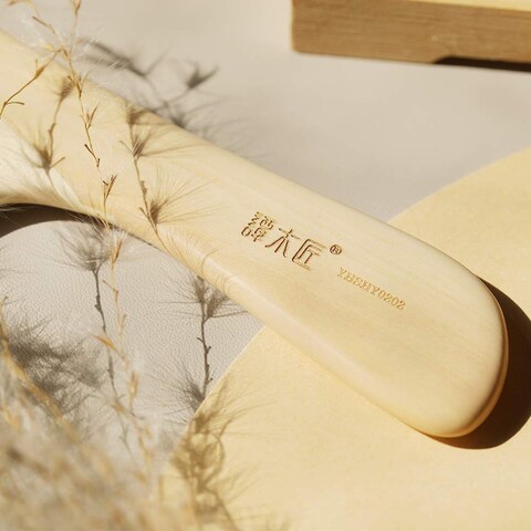 Wood Wide Tooth Hair Comb for Curly Hair Natural Water Boxwood Anti-static YHSHY0202