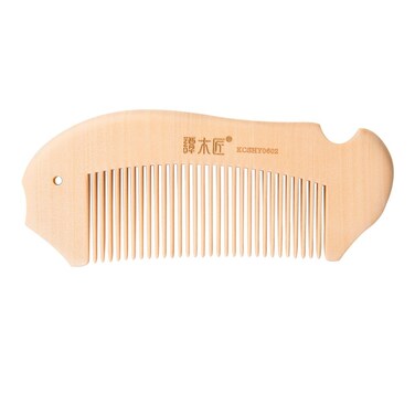 Handcraft Natural Wood Hair Combs Accesory For Women, Men, brides, Curly Hair, Straight hair (Light color) KCSHY0602