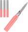 JubileeYarn Mini Pen Portable Travel Safety Scissors - Pink - 3 Pairs
