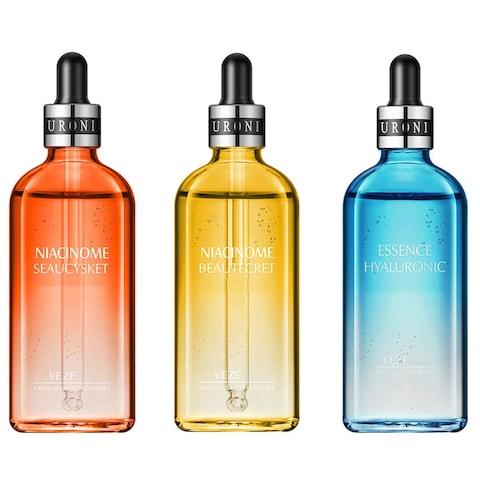 VENZEN Caviar Anti-Ageing Hyaluronic Acid Hydrating Beauty Primary Liquid Wrinkles Natural Firming Moisturizing Ingredients 100 ml (#3 YELLOW (SNAILS FIRMING))