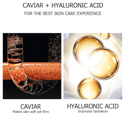 VENZEN Caviar Anti-Ageing Hyaluronic Acid Hydrating Beauty Primary Liquid Wrinkles Natural Firming Moisturizing Ingredients 100 ml (#3 YELLOW (SNAILS FIRMING))