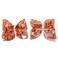 4 Pcs Large Halloween Hair Bows, 8 Inch Handmade Grosgrain Ribbon Alligator Clip Hair Accessories for Gift