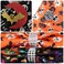 4 Pcs Large Halloween Hair Bows, 8 Inch Handmade Grosgrain Ribbon Alligator Clip Hair Accessories for Gift