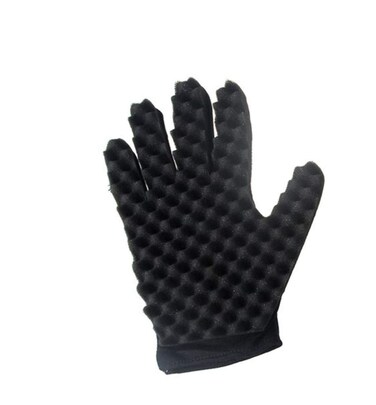 Airlxf Magic Curly Sponge Gloves - Curl Hair Wave Tutorial for Barbers, Twist Brush Styling Tool and Hair Brush