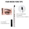 Eyebrow Pencil, Liquid Eyebrow Pen, Smudgeproof Long Lasting Fine Sketch Brow Pen with Micro-Fork Tip,Waterproof Microblading Pen-Black