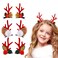 3 Pairs Christmas Hair Clip，Christmas Hair Accessories for Girls Cutie Festive Hair Clips Hairpins Hair Bow Classic Christmas Element for Christmas Party