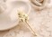 yueton 3 Pairs Athena Olive Branch Leaves Barrettes Bobby Pin Hair Clips Bride Headwear Edge Clip Clamps (1+3+5 Leaves)
