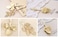 yueton 3 Pairs Athena Olive Branch Leaves Barrettes Bobby Pin Hair Clips Bride Headwear Edge Clip Clamps (1+3+5 Leaves)