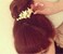 yueton Pack of 2 Star Pred Perry Leaves Alloy Hairpin Hair Clip - Hair Spring Clip - Women Bridal Hair Accessories Headwear