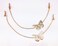 yueton 2pcs Fashion Ladies Rhinestone Gold Butterfly Chain Alligator Clips Barrettes Bobby Pin Hair Clips Bride Headwear Edge Clip Clamps Headbands