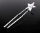 yueton 10pcs Bling Rhinestone Star Wedding Bridal Crystal Hair Pins Clips Women Headwear Hair Accessories