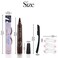 Eyebrow Tattoo Pen, Eyebrow Pencil Dark Brown - Waterproof Microblade Brow Pen, Eyebrow Tattoo Pen with a Micro-Fork Tip - Natural Looking Eyebrows Effortlessly with Gift