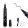 Black Eyebrow Pencil - Waterproof Microblade Brow Pen, Natural Looking Eyebrows Effortlessly