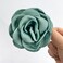 Sanrich Women's Brooches 4pcs Rose Flower Hair Clip Mexican Hair Flowers Clips Hairpin Brooch Tea Party Hats Headpieces (aqua blue)