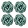Sanrich Women's Brooches 4pcs Rose Flower Hair Clip Mexican Hair Flowers Clips Hairpin Brooch Tea Party Hats Headpieces (aqua blue)