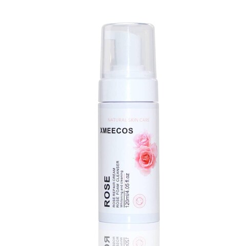 Rose Foam cleanser Rose Repair Cream Cleansing Mousse Make Up Remover Face Wash Cruelty Free (Rose)