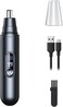 AROSKY Nose Hair Trimmer for Men Women USB Rechargeable Nose Hair Trimmer Ear Hair Trimmer Professional Painless Electric Nose Trimmer LED Display Ear and Nose Hair Trimmer Clipper (Black)