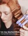 Waver Curling Iron Curling Wand - BESTOPE PRO 5 in 1 Curling Wand Set with 3 Barrel Hair Crimper for Women, Fast Heating Crimper Wand Curler in All Hair Type, Women Gifts - Purple