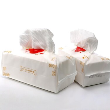 Disposable Face Towel, Face Towelettes Disposable, Face Towel XL, Clean Towel for Face, Face Cloths for Washing Face Disposable, Lint-free Facial Tissue for Cleansing, Skincare &amp; Makeup Remover, 2Pack