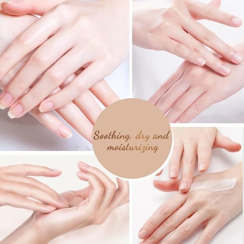 Hand Cream for Dry Cracked Hands 30ml, Travel Size Hand Lotion for Dry Skin Repair, Fast-Absorbing Organic Hand Moisturizer for Women &amp; Men, Hand Moisturizing Skin Care Gift (Lily)
