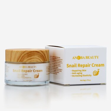 Snail Repair Cream, snail mucin Hydrating Anti-Aging Skincare for Radiant, Rejuvenated Skin &ndash; Repairs, Reduces Wrinkles, Boosts Elasticity, 50g