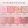 CATKIN Cheek Powder Blush Baked Pink Makeup Blusher Creamy Light Weight Long Lasting Natural flush Finish10g (C09 Midnight)