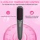 Hair Straightener Brush for Women, 2-in-1 Hot Comb &amp; Straightening Brush with 9 Temperature Settings, Up to 450℉ for Frizz-Free, Smooth Hair &ndash; Perfect for Home, Office &amp; Travel