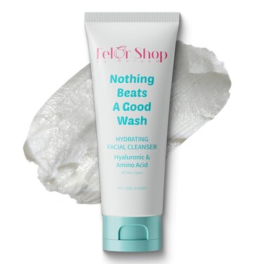 Hydrating Facial Cleanser   Daily Face Wash for All Skin Types   Hyaluronic Acid + Amino Acid   Non-Drying Oil Control Face Wash   100 G