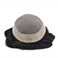 System Replacement Toupee for Men Fine Mono Mens Toupee Black Color Human Hairpiece PU Poly Skin Natural Hairline Wig for Men (8"x6", 1# Jet Black - 100% Light to Medium Light Density)