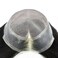 Toupee for Men Hair System Replacement Natural Black Mens Human Hair Piece Fine Mono Mens Toupee Clear Poly Skin Hairpiece Monofilament Wig 7"X10" #1B Off Black-120% Medium Light to Medium Density