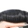 Durable Hair System for Men French Lace Front Mens Toupee Hairpieces Natural Hairline Fine Mono Hair Toupee for Men 8"x10" 120% Light to Medium Density (#1B Off Black or Natural Black, 10"*8")