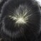 Durable Hair System for Men French Lace Front Mens Toupee Hairpieces Natural Hairline Fine Mono Hair Toupee for Men 8"x10" 120% Light to Medium Density (#1B Off Black or Natural Black, 10"*8")