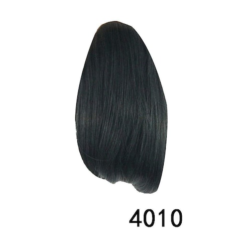 KUKISHOP 10&quot; Ponytail Hair Extension Short Straight Claw Clip in Ponytail Extensions Synthetic Wig Hairpiece for Girls Ladys Women 4010