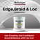 Professional Braiding Gel Maximum Hold (17.63 Oz) for Natural, Relaxed, Dry, Dull, &amp; Brittle Hair - No Flaking, No Whitening, Fast Drying, High Shine, - Lasts Up to 48 Hrs