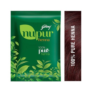 Nupur Natural Henna with Goodness of 9 Herbs for Silky &amp; Shiny Hair 3 Pack (3 x 120 g)