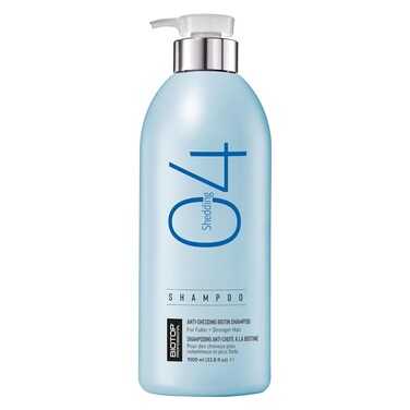 Biotop Professional 04 Hair Loss Shampoo - Made with Biotin, Red Clover and Citric Acid - Strengthening Treatment for Repair - For Shedding or Thinning Hair (33.8 oz)