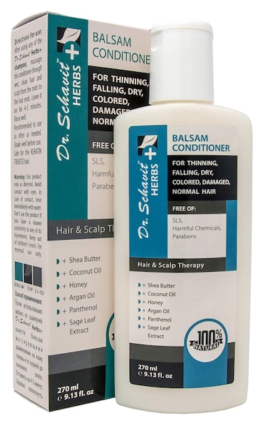 Herbs+ Herbal Balsam Conditioner for Thinning, Falling, Dry, Colored, Damaged, Normal Hair 9.13 fl.oz