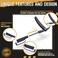Professional Straight Edge Razors for Men-Premium Straight Disposable Razor Kit for Shaving Hair/Beard-Men&rsquo;s Shave Kit Safety-Straight Edge Razor for Men (Refill blades pack, 10 Units)